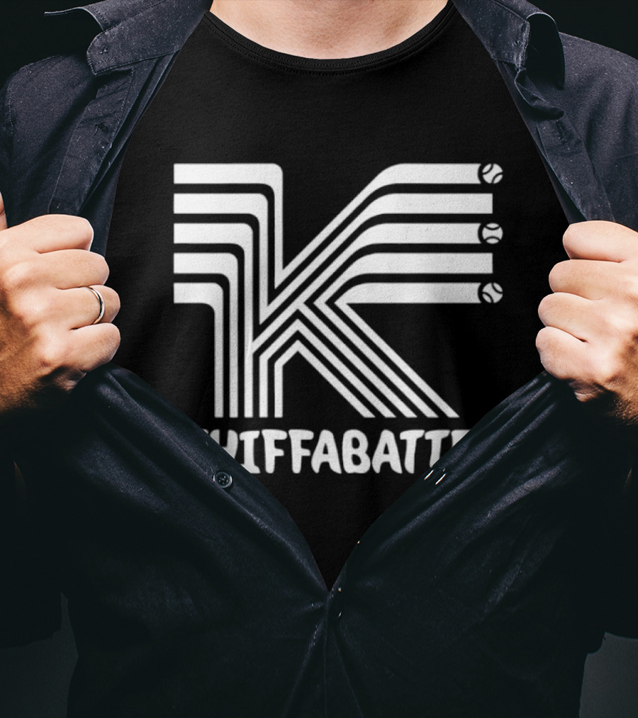 K Whiffabatter Baseball Strikeout T-Shirt