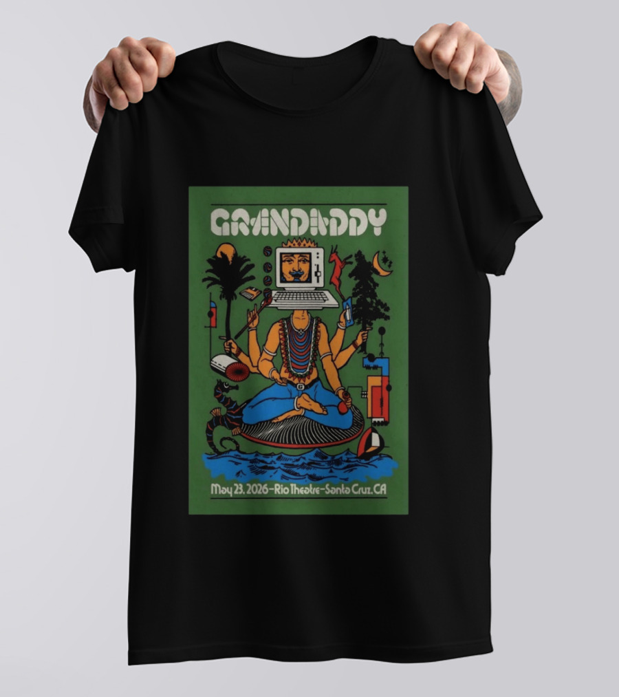 Grandaddy 5 23 2026 Santa Cruz CA T-Shirt