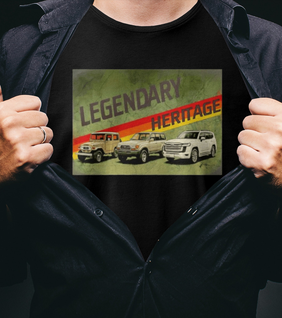 Legendary Heritage Classic And Modern SUV Evolution T-Shirt