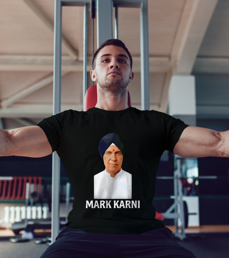 Mark Carney Turban Portrait Mark Karni T-Shirt
