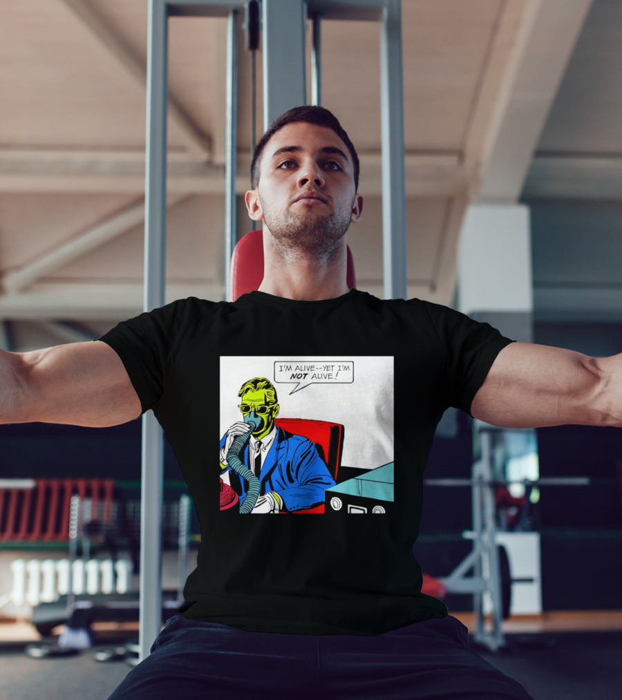 I'm Alive Yet I'm Not Alive Comic Pop Art Retro Bubble T-Shirt