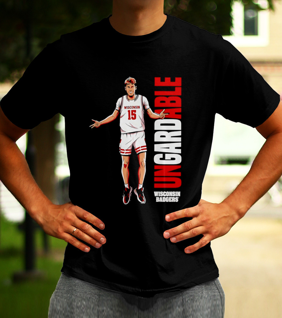 Isaac Gard Wisconsin Badgers Ungardable Basketball Player 15 T-Shirt