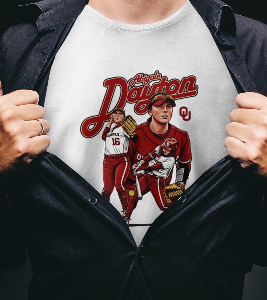 Abigale Dayton Oklahoma Softball NCAA Player OU T-Shirt