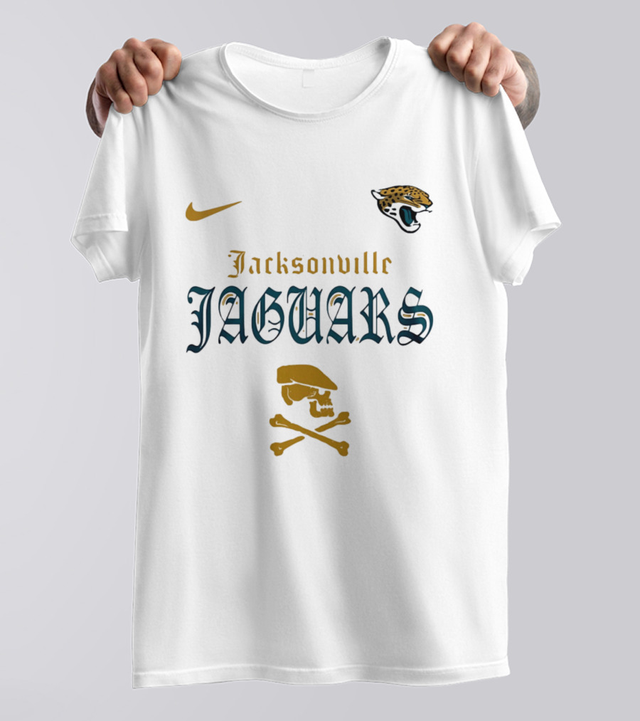 Jacksonville Jaguars Nike Dropkick Murphys Skull T-Shirt