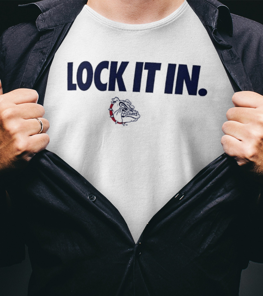 Gonzaga Bulldogs Lock It In 2026 T-Shirt