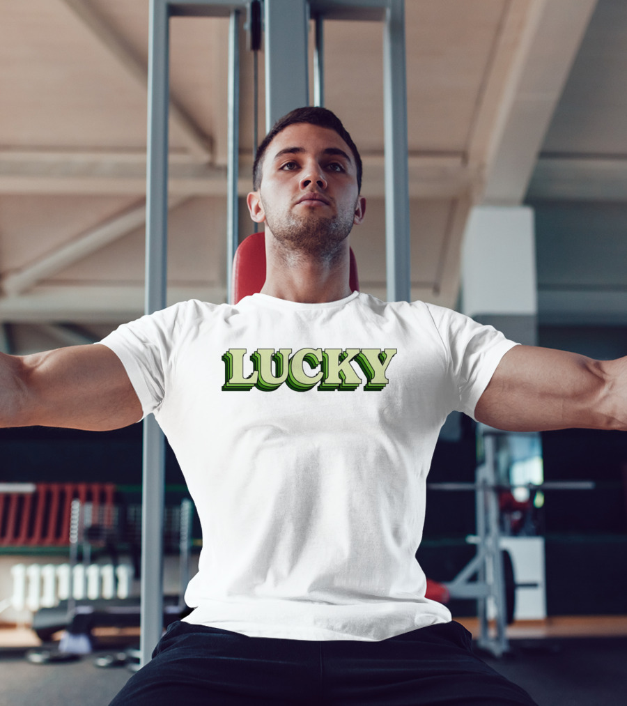 Lucky St Patrick's Day Green Gradient 3D T-Shirt