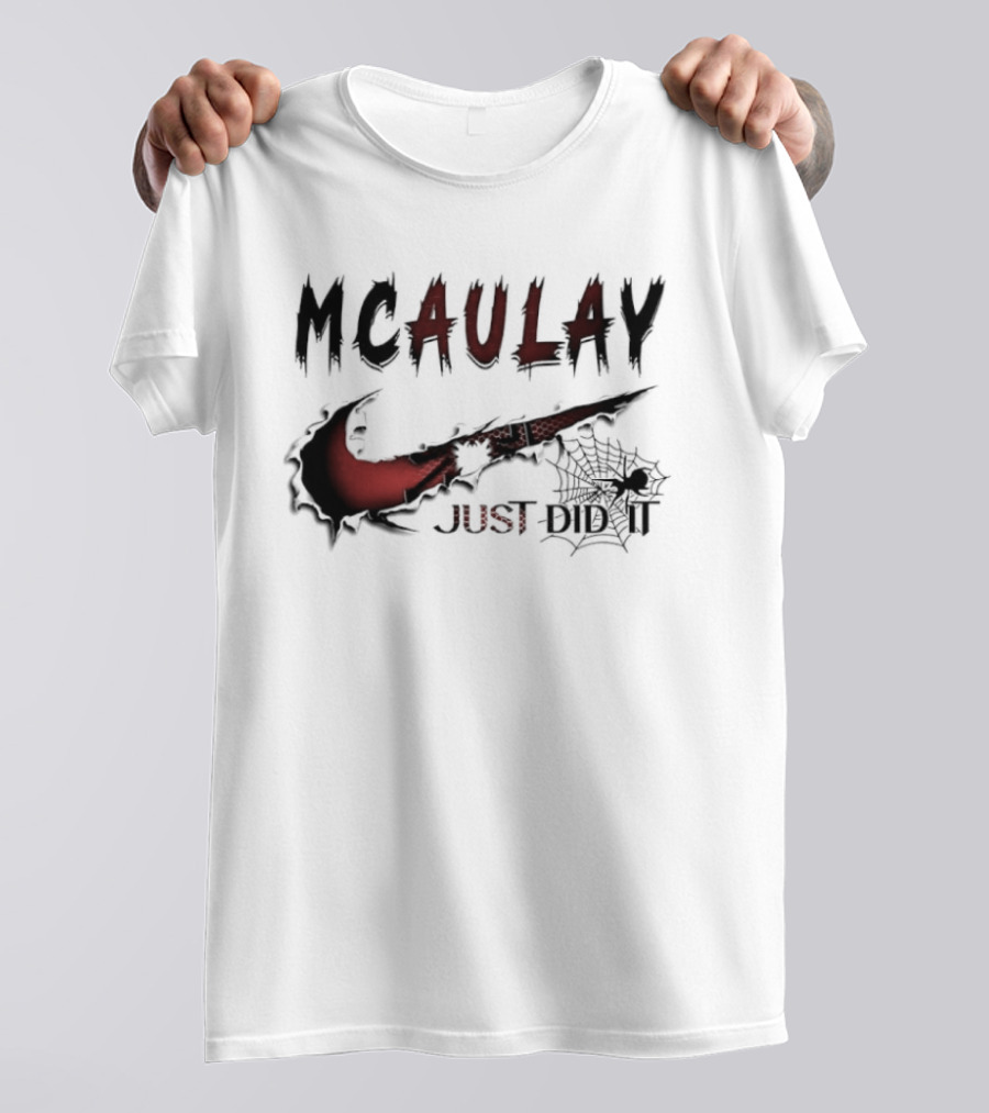 Mcaulay Just Do It Spider Web Swoosh T-Shirt