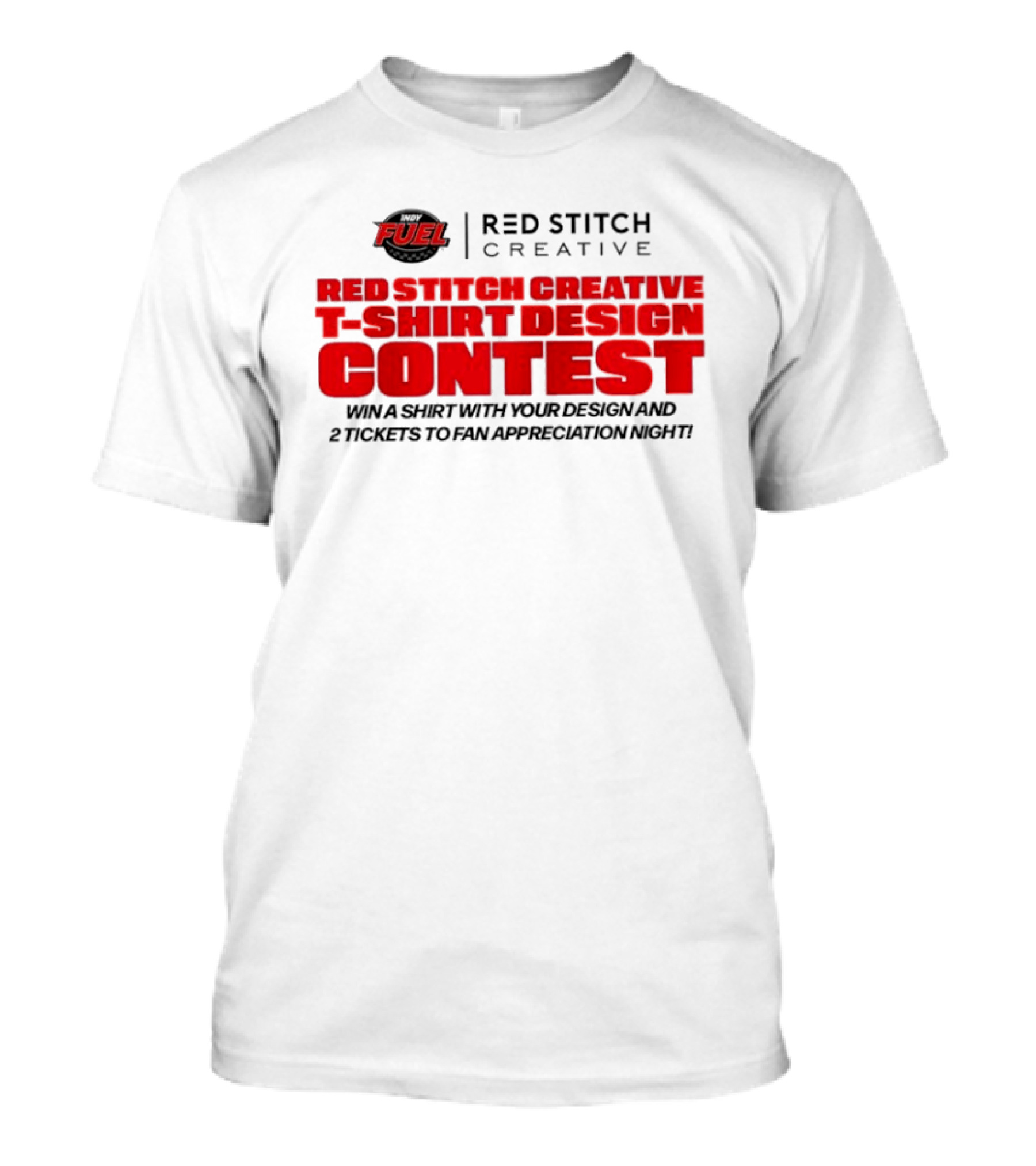 Fuel Red Stitch Creative Contest Win Fan Appreciation Night Tickets T-Shirt