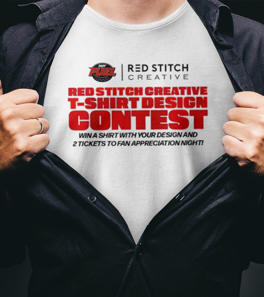 Fuel Red Stitch Creative Contest Win Fan Appreciation Night Tickets T-Shirt