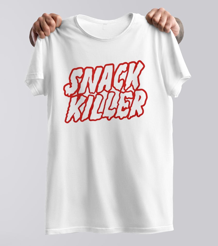 Seventeen Snack Killer Bold Red T-Shirt