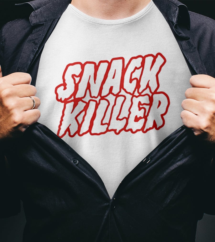 Seventeen Snack Killer Bold Red T-Shirt