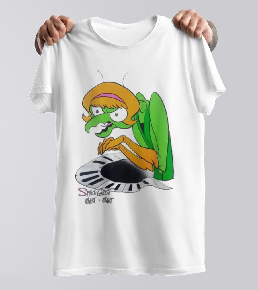 Space Ghost Coast To Coast Zorak Playing Piano T-Shirt