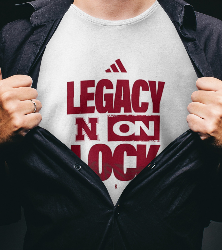 Nebraska Cornhuskers Legacy N On Lock Huskers T-Shirt