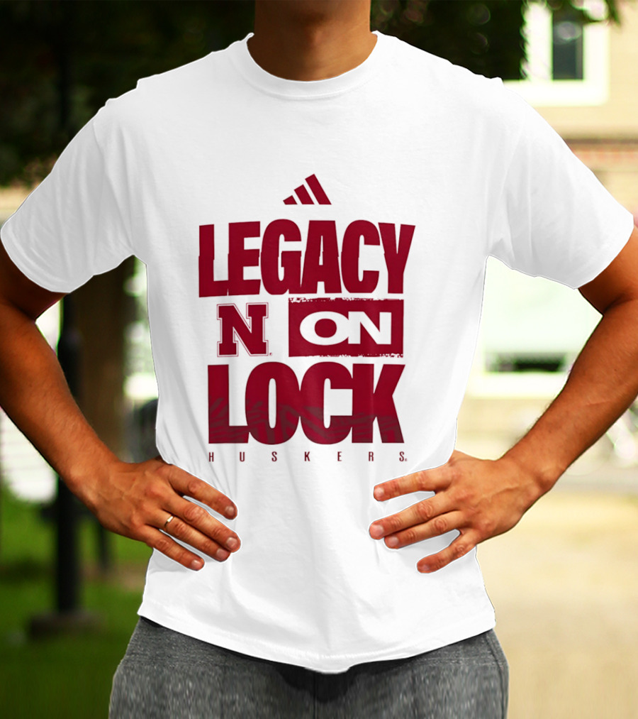 Nebraska Cornhuskers Legacy N On Lock Huskers T-Shirt