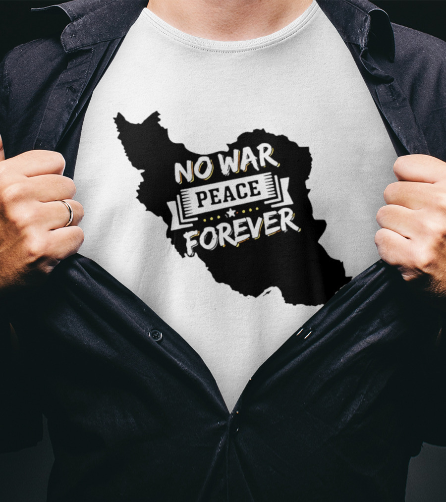 No War Peace Forever Map T-Shirt