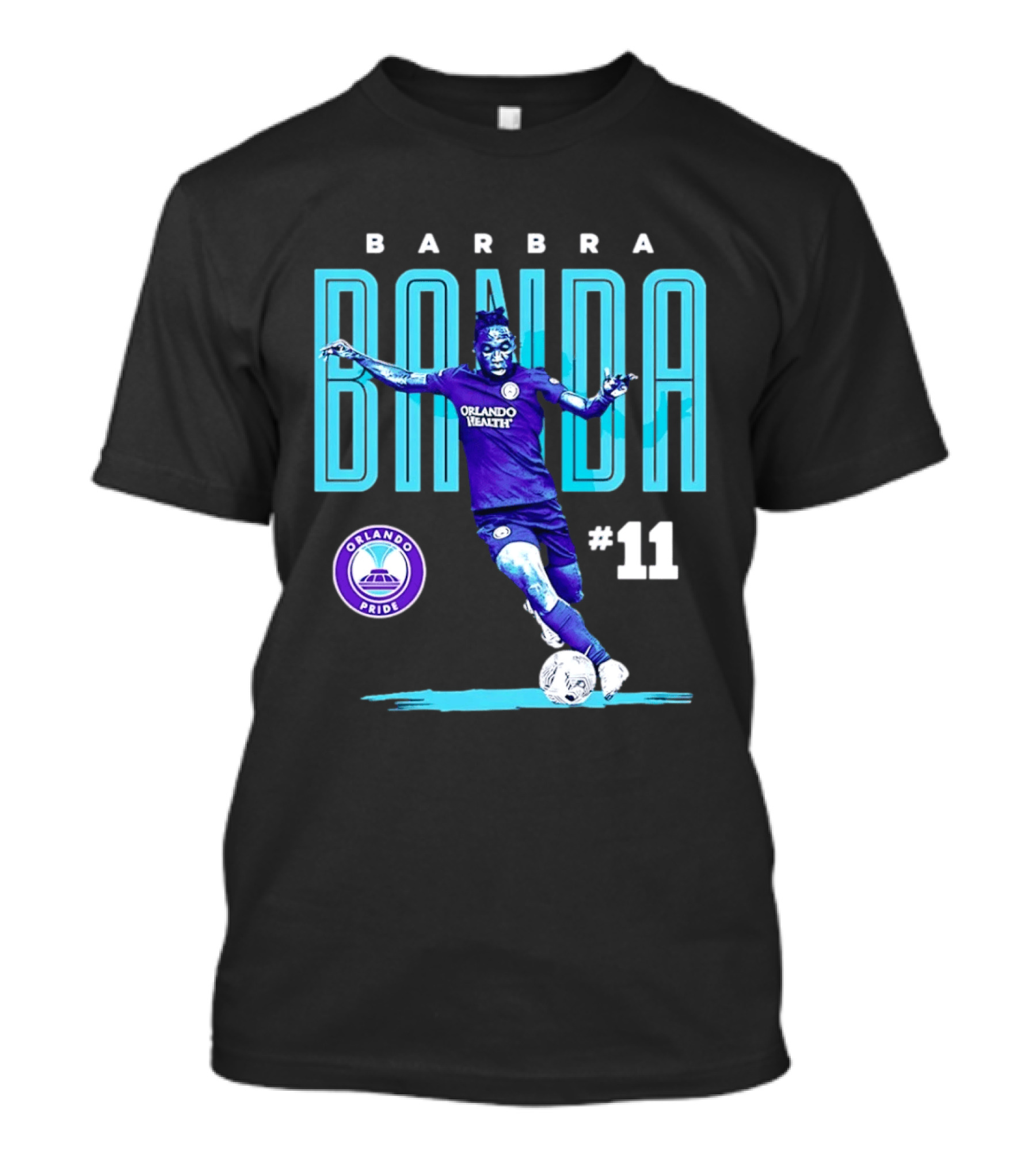 Barbra Banda Orlando Pride #11 Bitmap Player Soccer T-Shirt