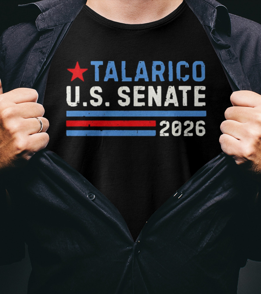 Talarico U.S. Senate 2026 Campaign Star And Stripes T-Shirt
