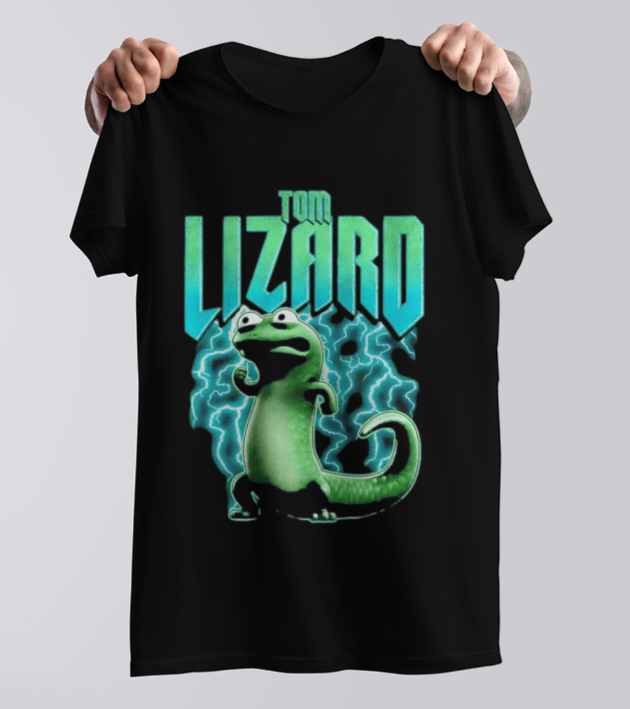 Tom Lizard Animated Lightning Character Disney Hoppers T-Shirt