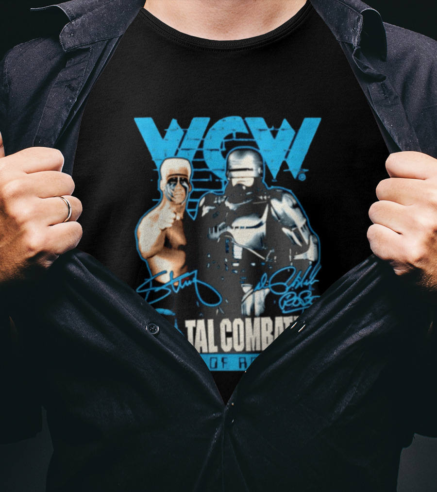 WCW Capital Combat 90 Return Of Robocop T-Shirt
