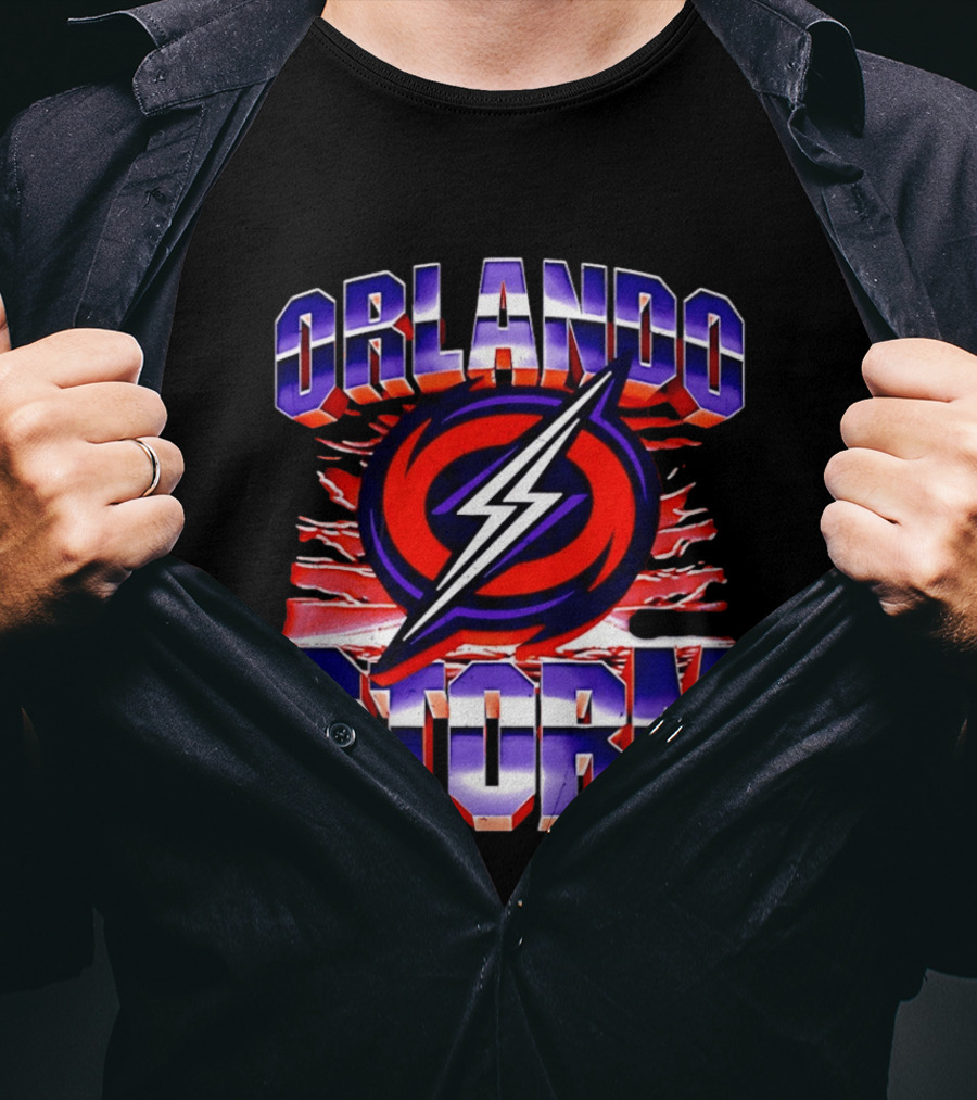Orlando Storm UFL Lightning Bolt T-Shirt