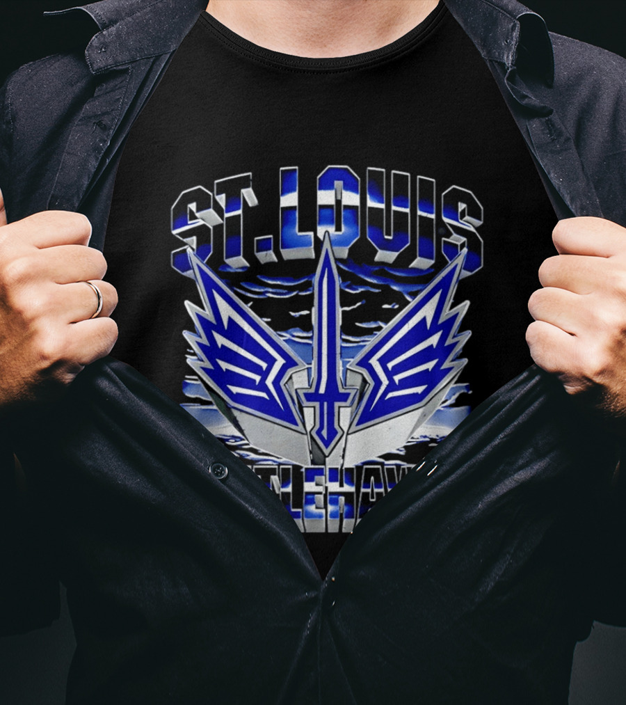 St. Louis Battlehawks Winged Sword T-Shirt