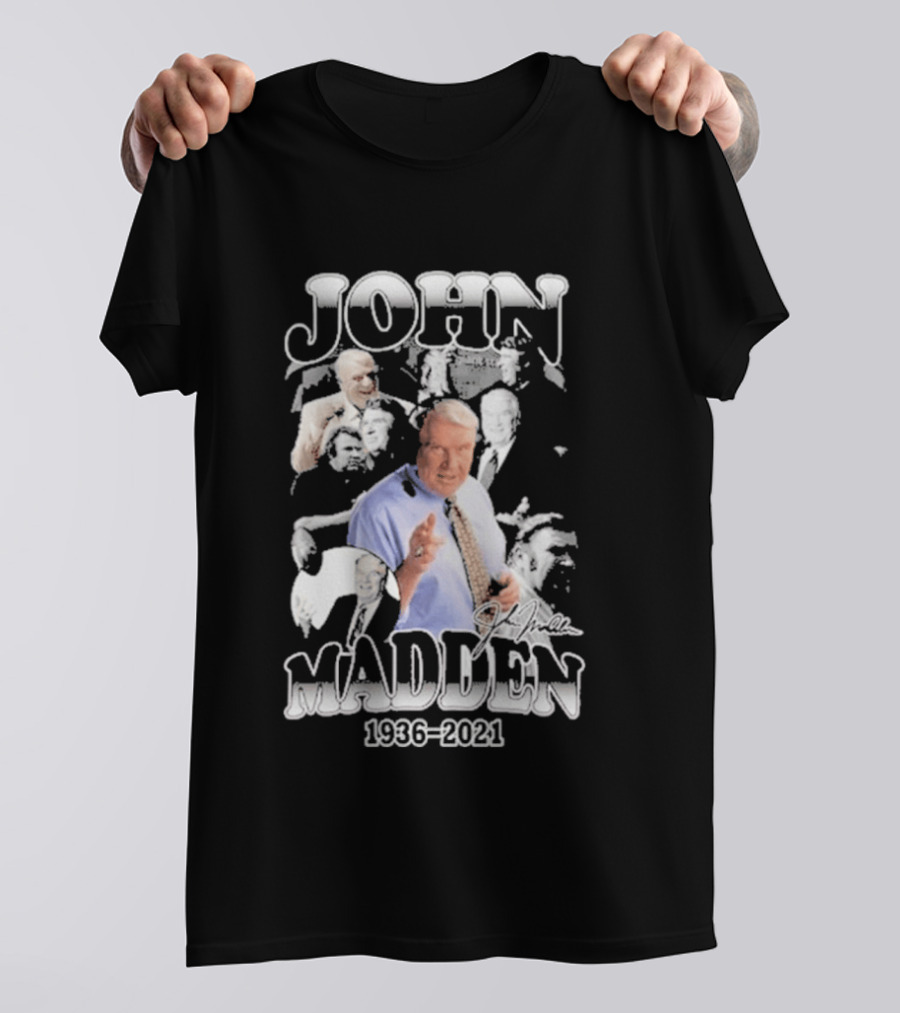 John Madden 1936 2021 Tribute Kenneth Walker T-Shirt