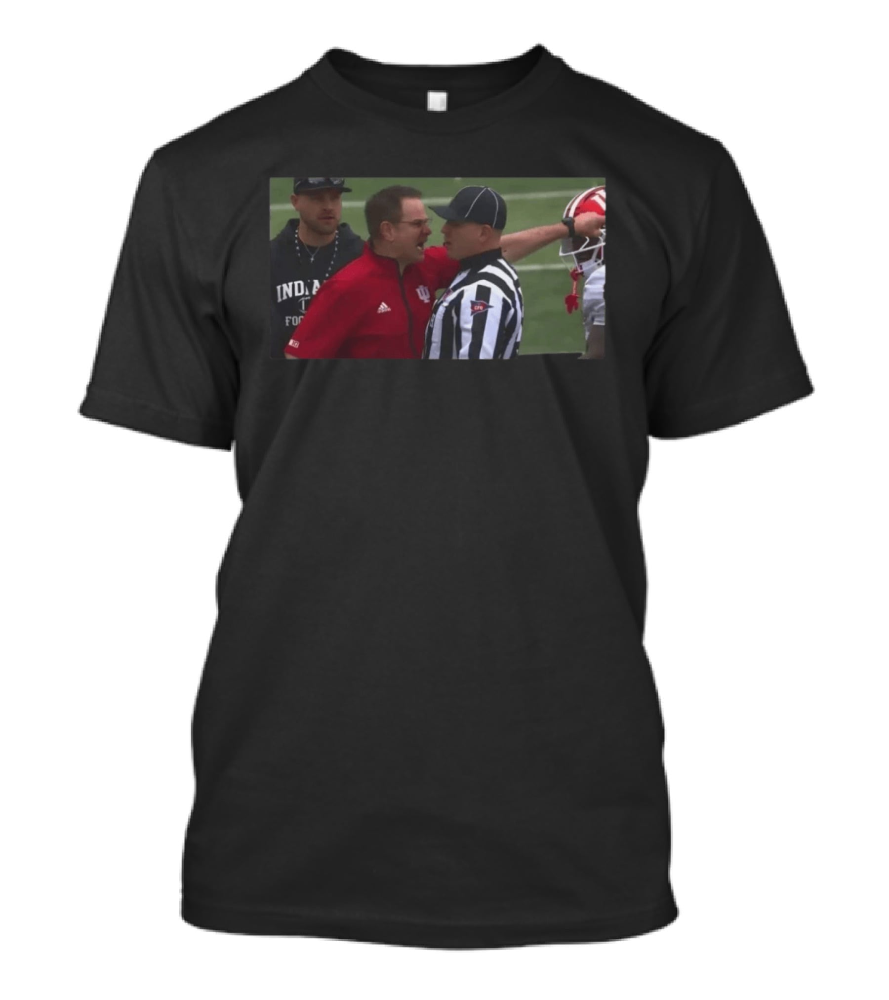 Curt Cignetti Indiana Football Referee Confrontation T-Shirt