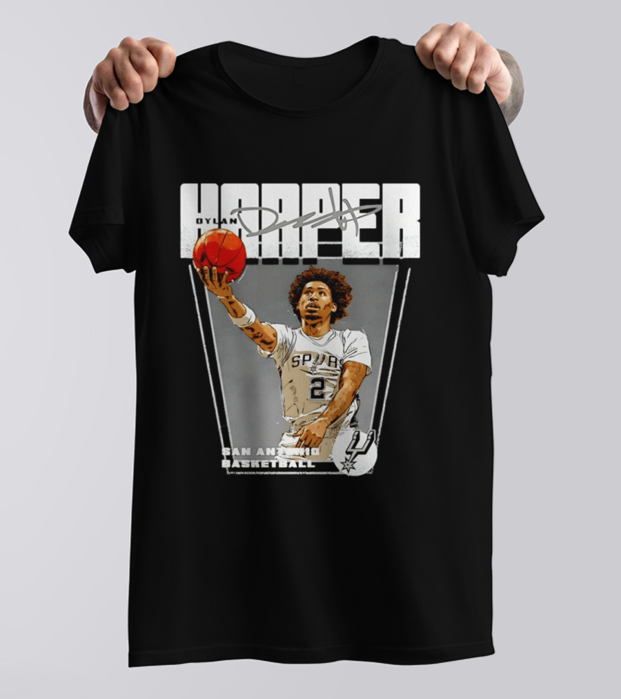 Dylan Harper San Antonio Spurs Basketball Premiere T-Shirt
