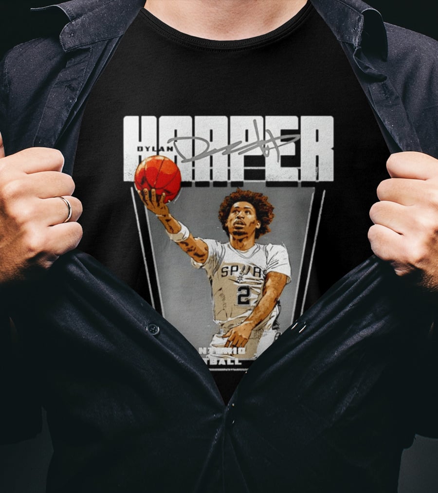 Dylan Harper San Antonio Spurs Basketball Premiere T-Shirt
