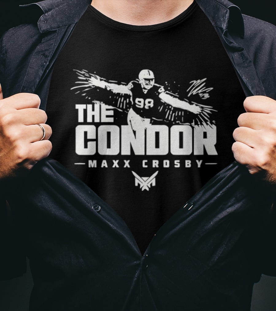 The Condor Maxx Crosby 98 Las Vegas Raiders T-Shirt