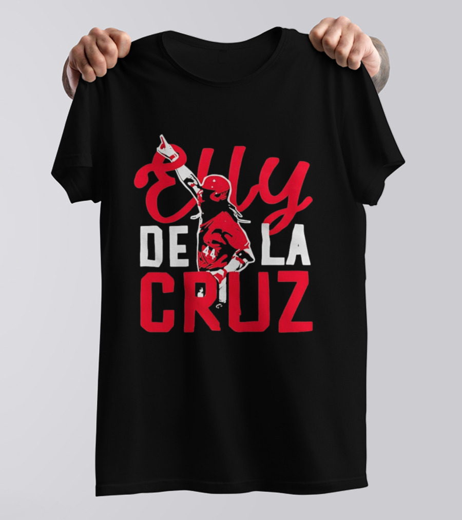 Elly De La Cruz Cincinnati Reds 44 Handcrafted Superstar T-Shirt