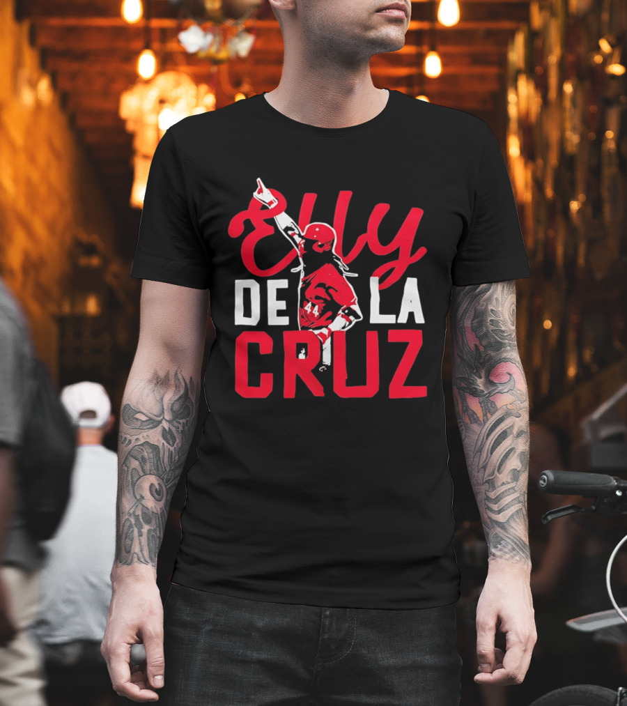 Elly De La Cruz Cincinnati Reds 44 Handcrafted Superstar T-Shirt