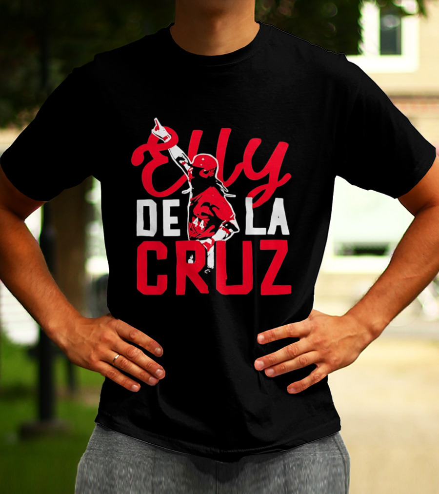 Elly De La Cruz Cincinnati Reds 44 Handcrafted Superstar T-Shirt