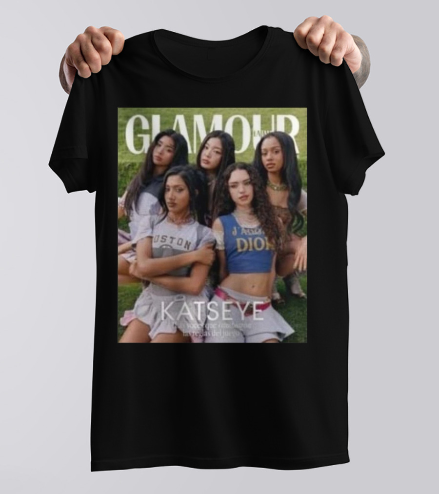 Glamour Latinoamérica Katseye Dior Boston Style Cover T-Shirt