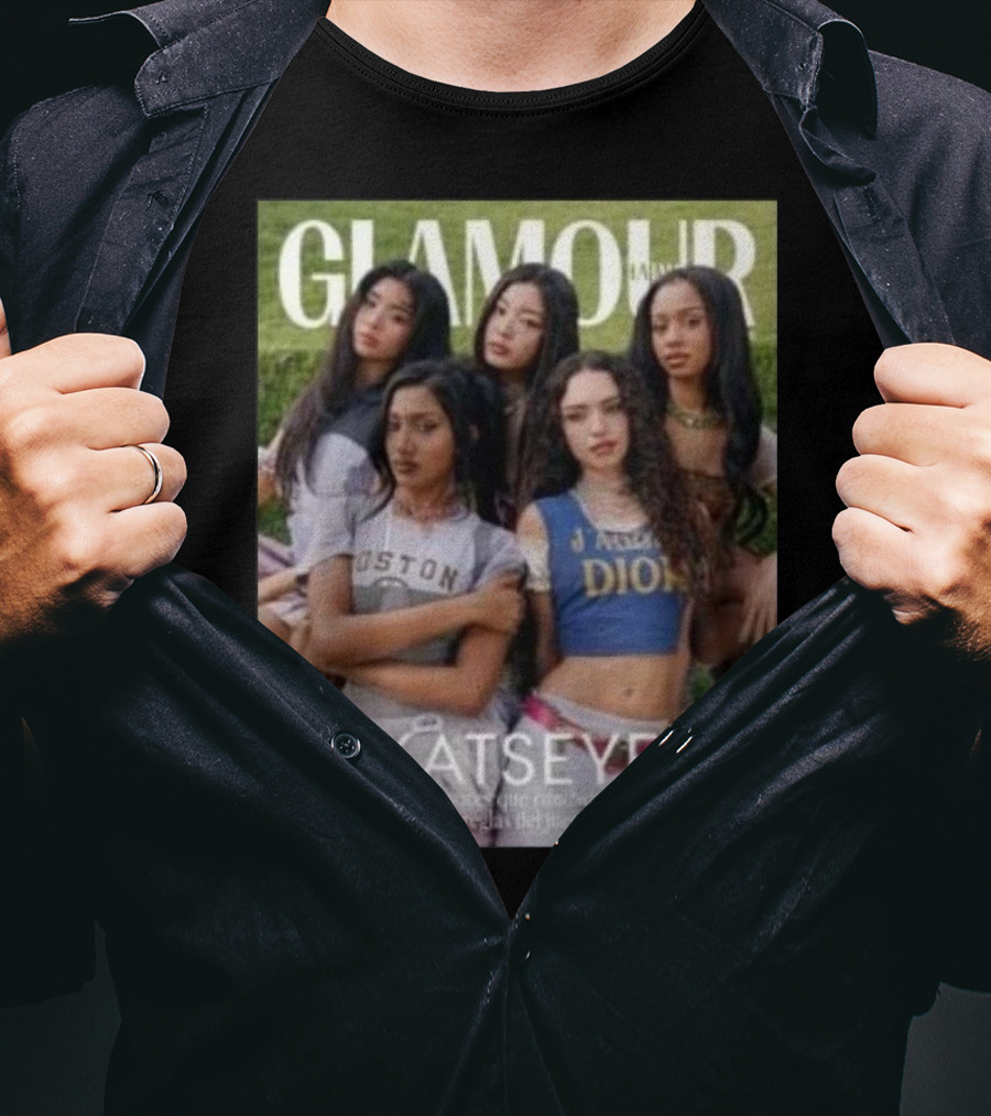 Glamour Latinoamérica Katseye Dior Boston Style Cover T-Shirt