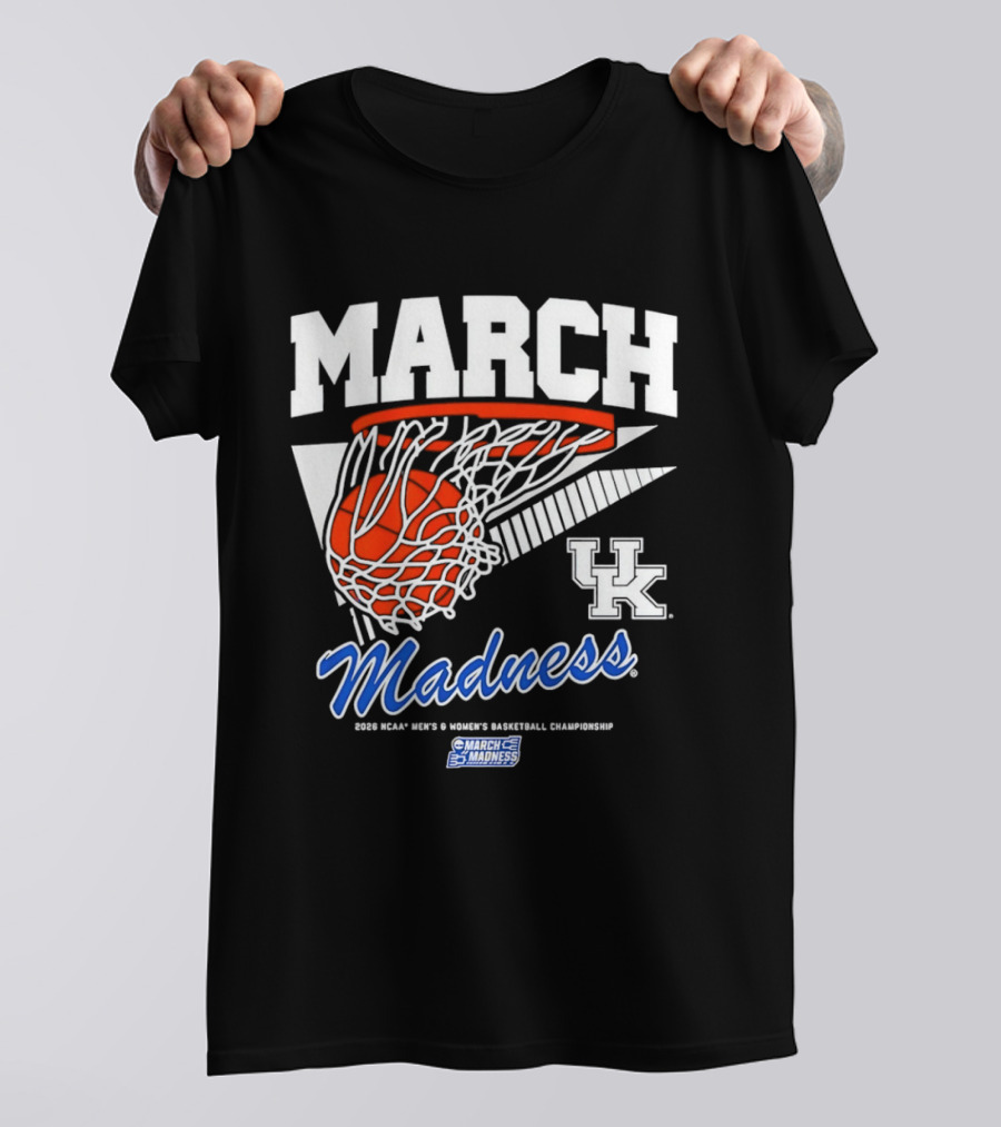 March Madness Kentucky Wildcats MBB WBB 2026 NCAA Basketball Championship T-Shirt