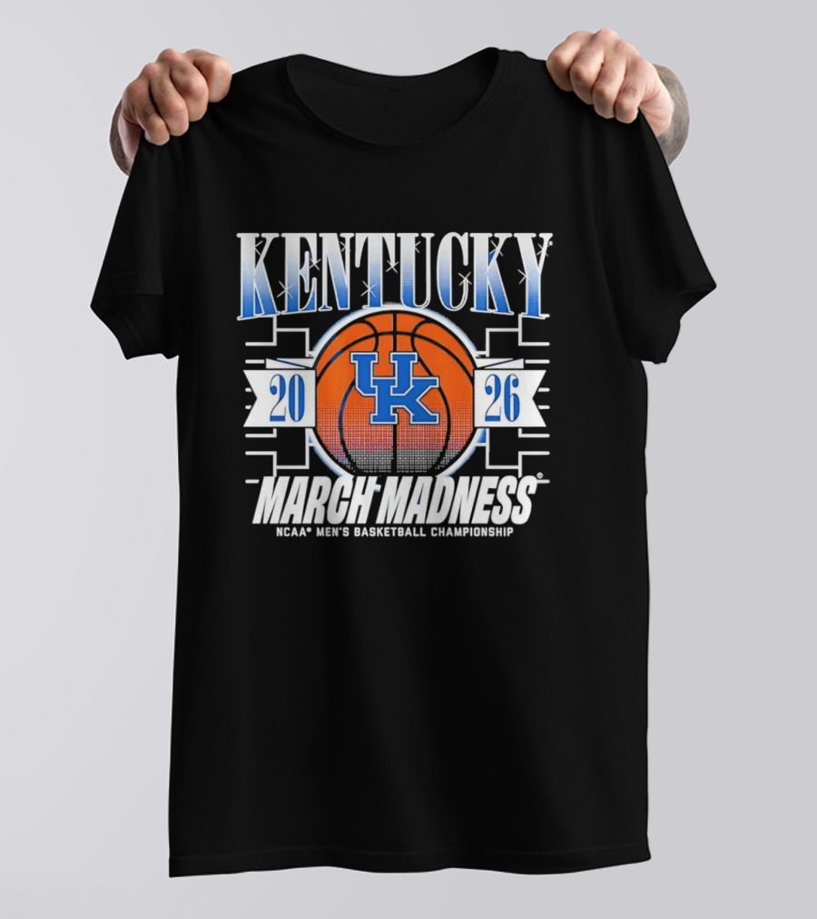 Kentucky Wildcats 2026 NCAA March Madness Basketball Championship T-Shirt