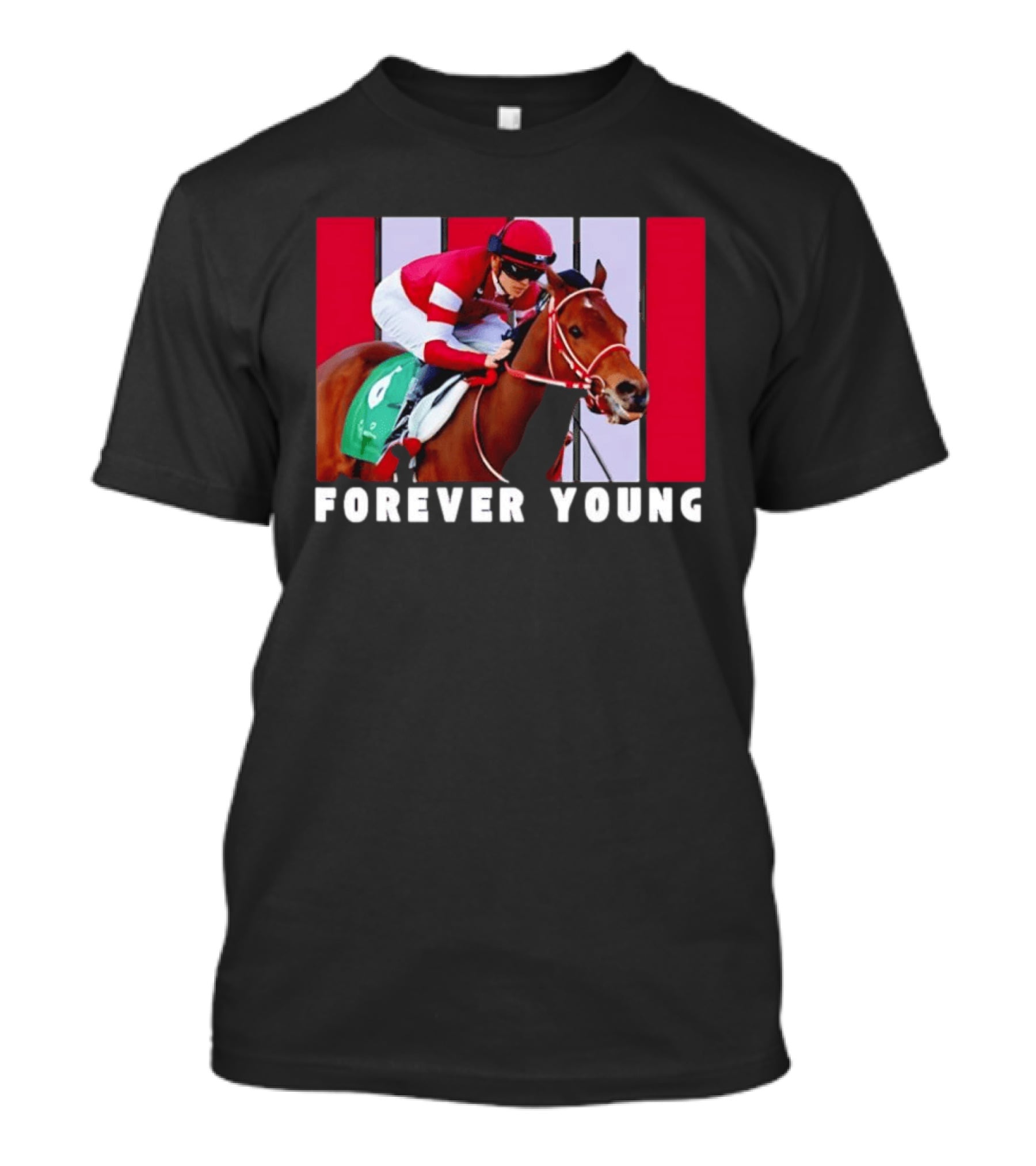 Forever Young Horse Racing Santa Anita T-Shirt