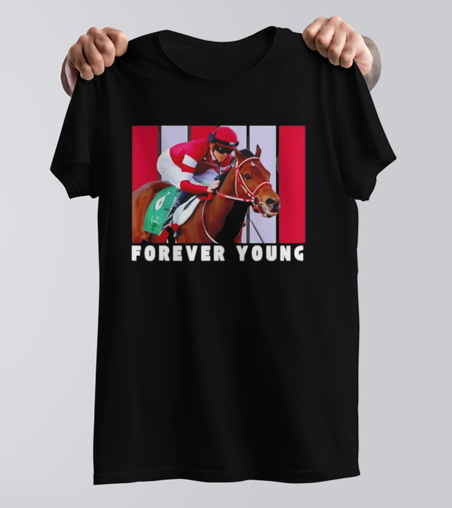 Forever Young Horse Racing Santa Anita T-Shirt