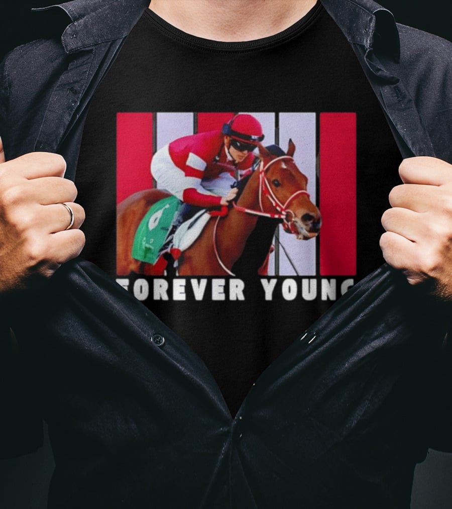 Forever Young Horse Racing Santa Anita T-Shirt