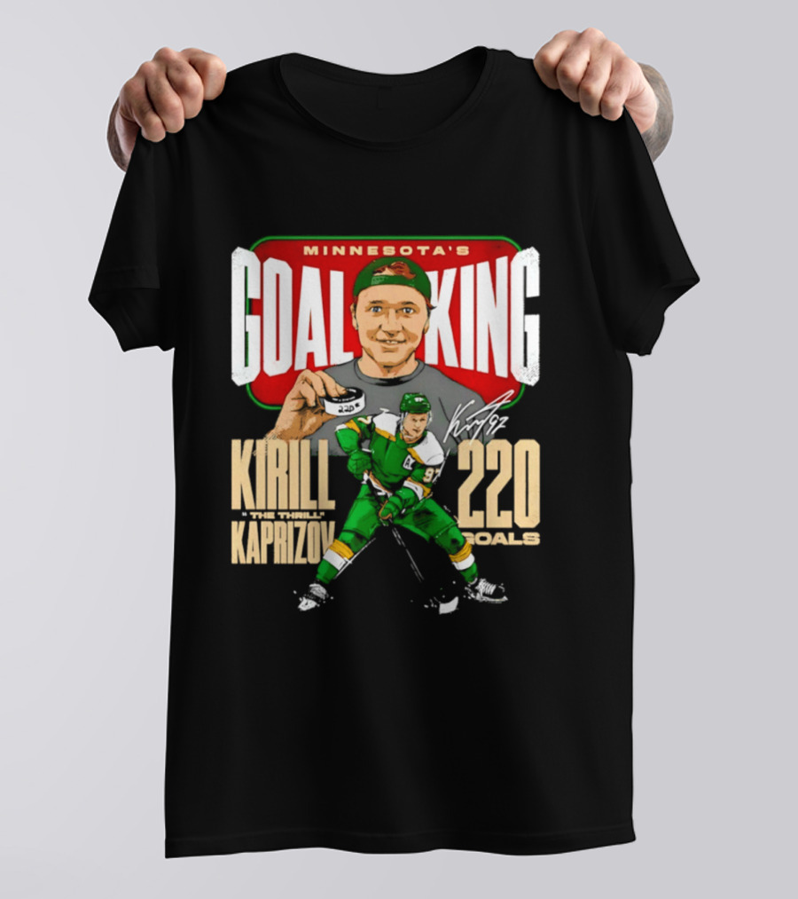 Minnesota's Goal King Kirill Kaprizov 220 Goals T-Shirt
