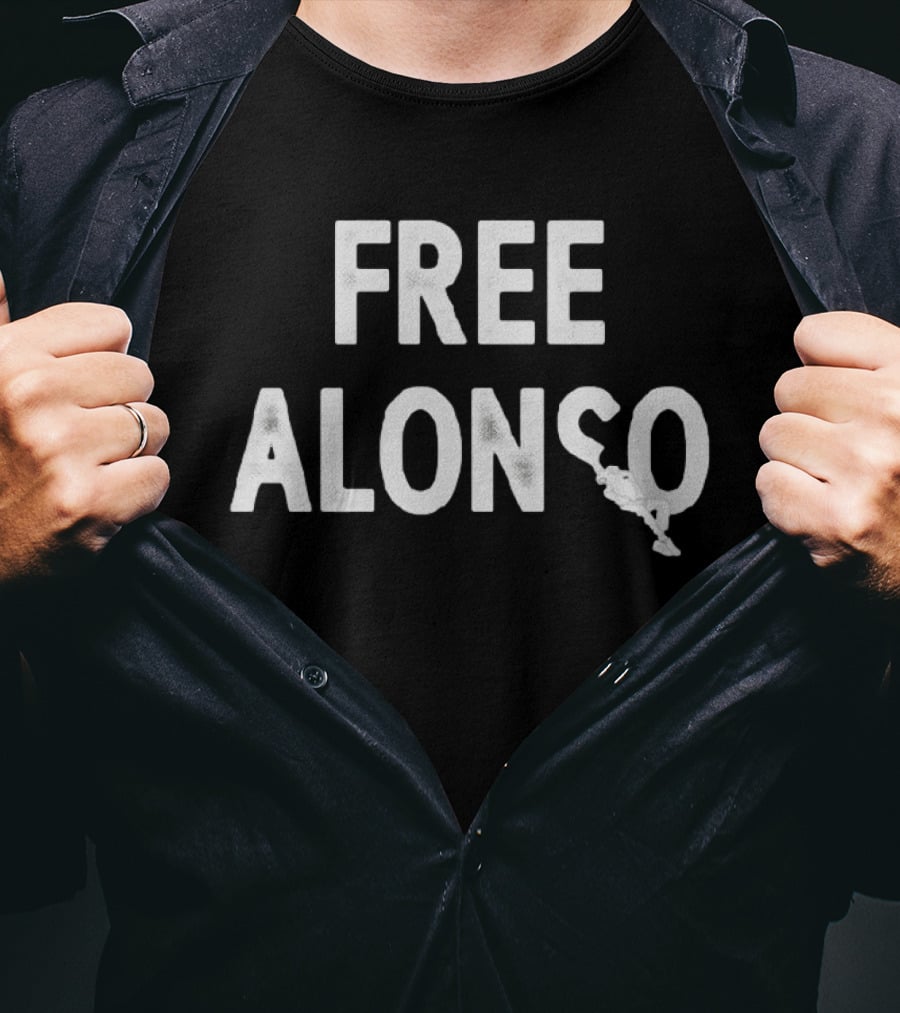 FREE ALONSO Frog Meme T-Shirt