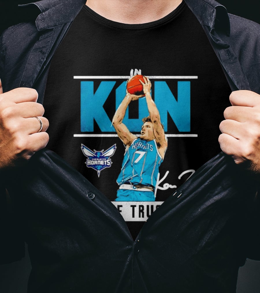 Kon Knueppel Charlotte Hornets Basketball We Trust T-Shirt