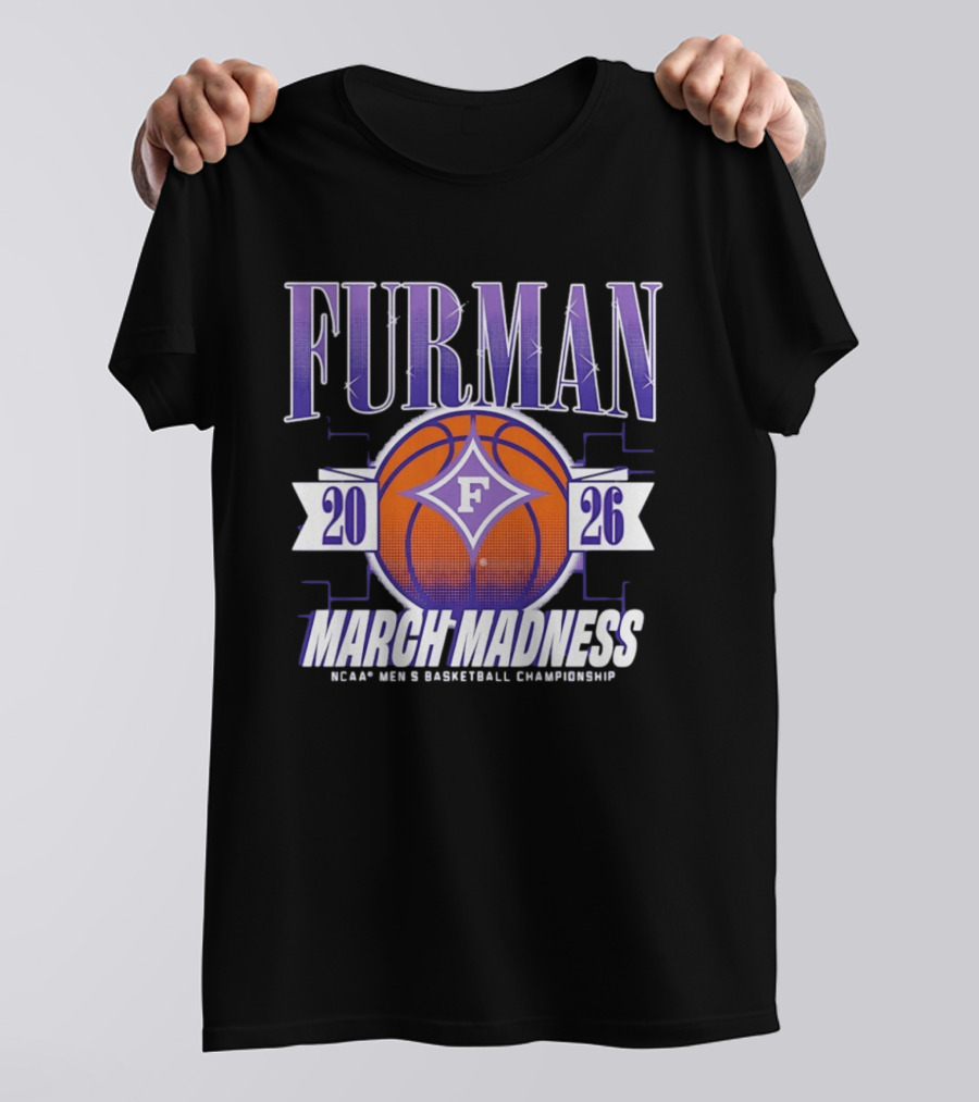 Furman Paladins 2026 NCAA Men's Basketball Championship March Madness T-Shirt