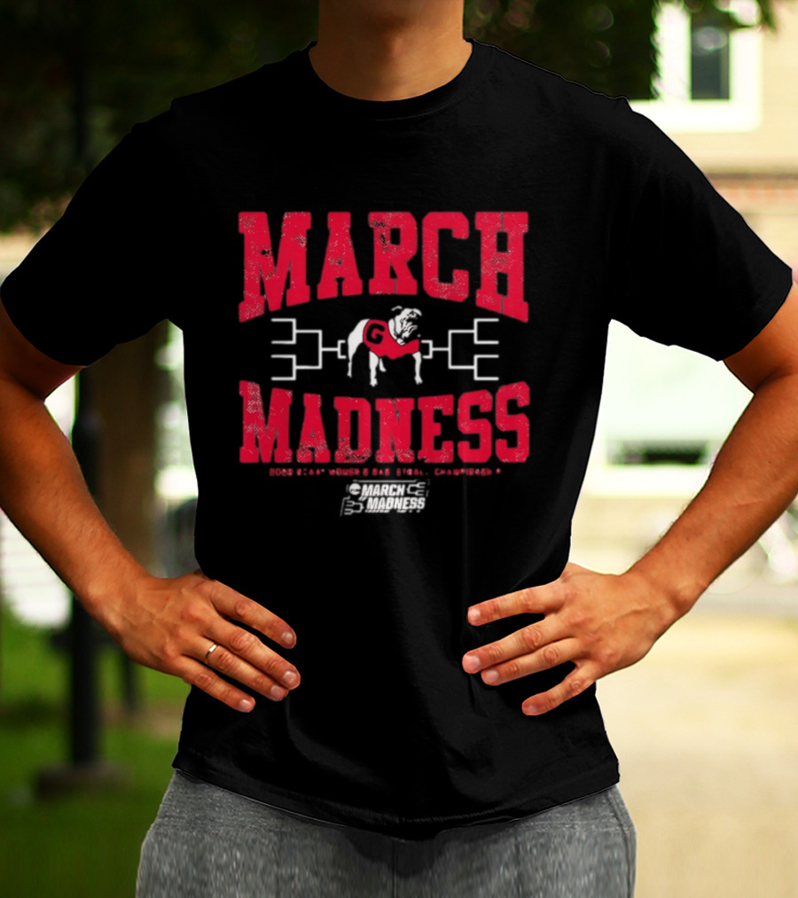 Georgia Bulldogs March Madness 2026 Basketball Bracket Competition T-Shirt
