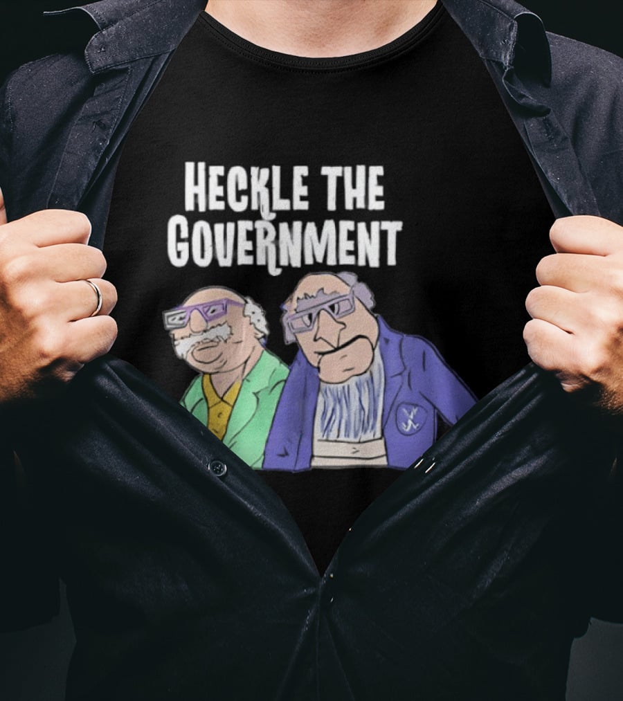 Heckle The Government Statler Waldorf Muppets T-Shirt