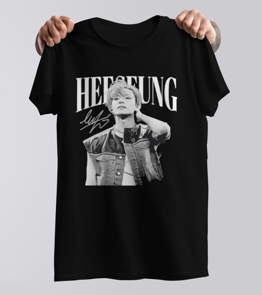 Heeseung Signature Denim T-Shirt