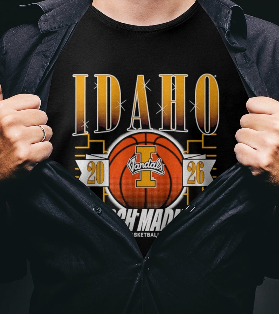 Idaho Vandals 2026 NCAA Men's Basketball Championship March Madness T-Shirt