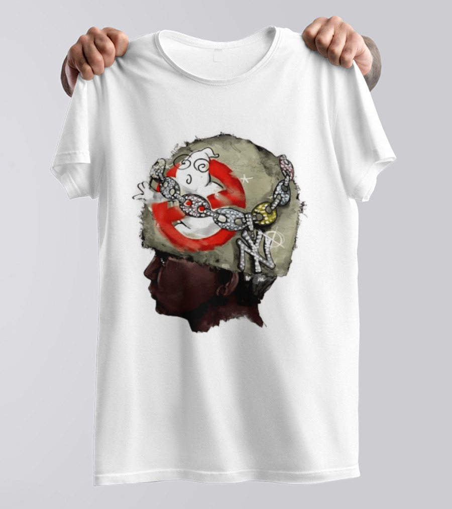 Swag Stealer Album Ghostbusters Chain Art NY Yankees T-Shirt