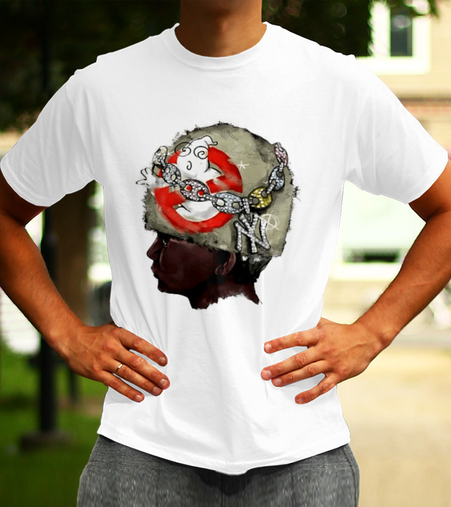 Swag Stealer Album Ghostbusters Chain Art NY Yankees T-Shirt